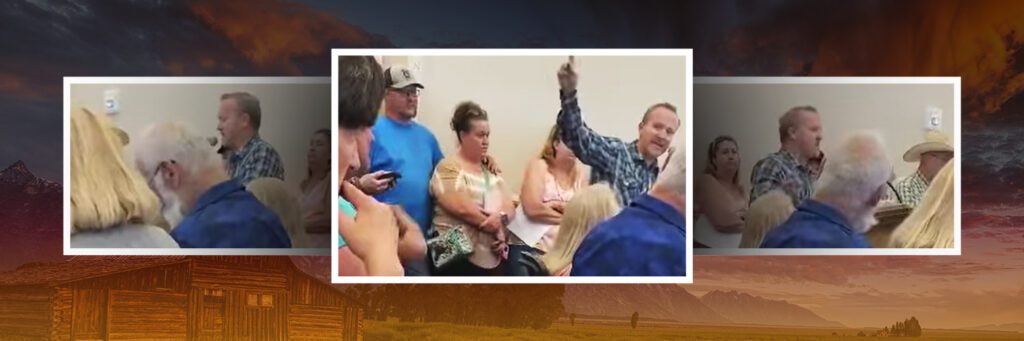Joseph Stands for Liberty at County Commissioners Meeting